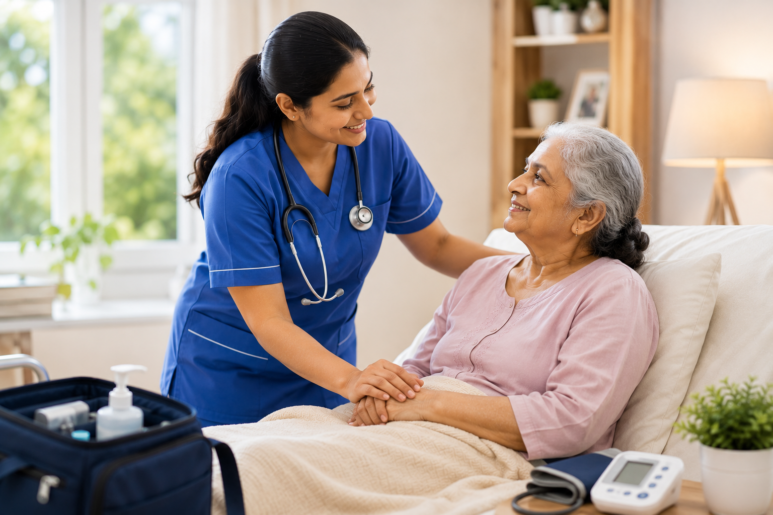 Home nursing visit